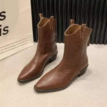 Женские ботильоны из британской кожи с увеличенной платформой, дизайнерские туфли на мягкой подошве, женские осенне-зимние модные ботинки челси для женщин 35