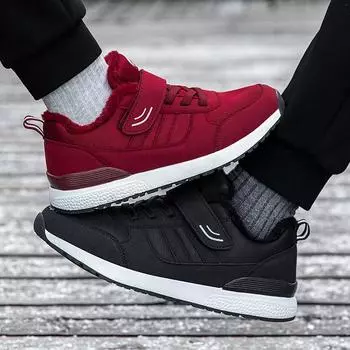 Женские ботинки Брендовые осенне-зимние мужские ботинки Водонепроницаемые кроссовки Супер теплые мужские унисекс ботинки по щиколотку зимние мужские кроссовки 35 темно-синий