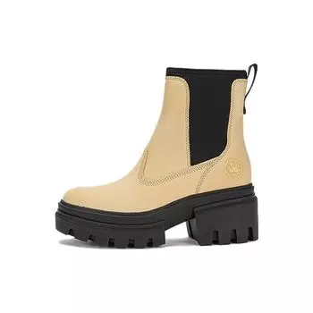 Женские ботинки челси Timberland Comfortable Round Toe High Top, светло-желтые, A61QM 37.5