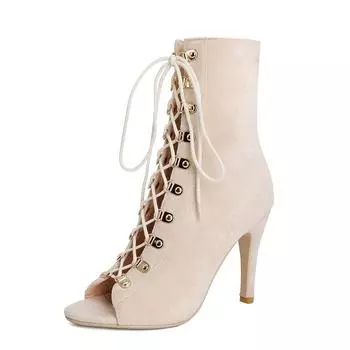 Женские ботинки для латинских танцев, обувь для бальных танцев, женская обувь для джаз-танго, настраиваемые туфли на тонком высоком каблуке для женщин 35