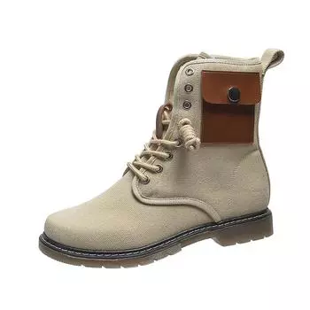 Женские ботинки с карманами, женские ботильоны на шнуровке, женские черные ботинки с пряжкой на толстой подошве, женские туфли на платформе, готические ботинки 35 леопардовый