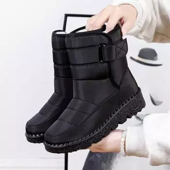 Женские ботинки зимние мягкие женские туфли слипоны на платформе женские повседневные ботильоны водонепроницаемые новые зимние ботинки Botas Mujer 35 красный