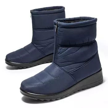 Женские ботинки Зимние зимние ботинки Новые нескользящие легкие ботильоны Большие размеры 35-43 Зимние ботинки Женская удобная зимняя обувь Женская обувь 35 чёрный