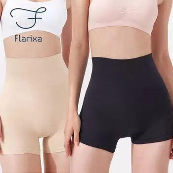 Женские боксеры Flarixa Bodyshaper со средней талией, женское нижнее белье, компрессионные штаны, нижнее белье для девочек S бежевый