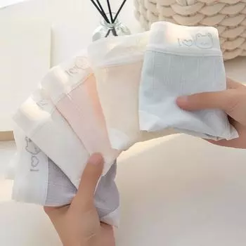 Женские боксеры, мягкое сексуальное дышащее модное нижнее белье, влагоотводящее нижнее белье L белый