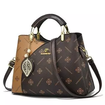 Женские брендовые сумки через плечо, новые дизайнерские сумки большой вместимости для женщин, сумка через плечо в стиле ретро с цветочным принтом, женская сумка для поездок на работу