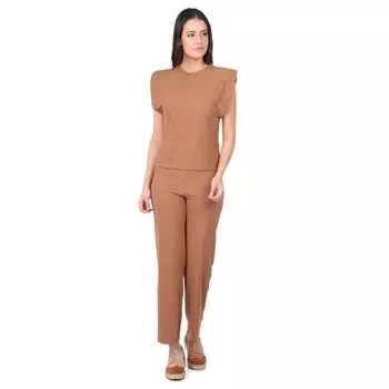 Женские бронзовые низ и топ в рубчик