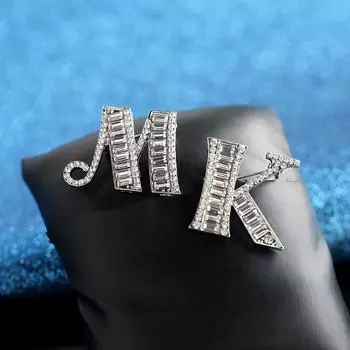 Женские броши, булавки для пальто, значащие буквы, инициалы, имя, модный значок, нагрудник, аксессуары