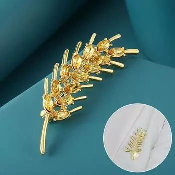 Женские броши, заколки для свитера, жемчуг, пшеница, нагрудник, значок, декоративные аксессуары