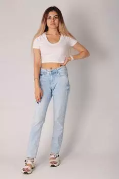 Женские брюки больших размеров, брюки большого размера ледяного синего цвета