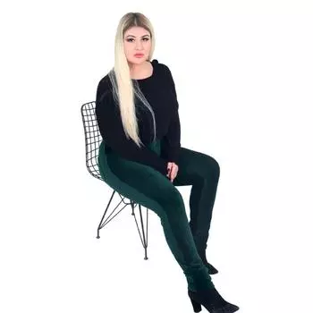 Женские брюки больших размеров Fierte Gny31122 Вельвет с эластичной резинкой на талии