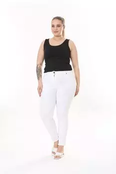 Женские брюки больших размеров, узкие брюки из лайкры и высокой талии