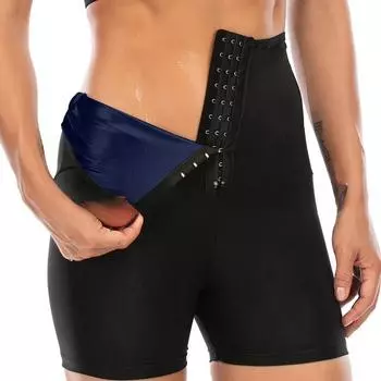 Женские брюки для бодибилдинга, европейские и американские, с высокой талией, спортивные брюки с тремя точками талии, спортивные брюки для фитнеса и живота XXXXXL чёрный