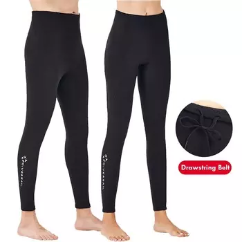 Женские брюки для гидрокостюма толщиной 2 мм, неопреновый гидрокостюм для серфинга, плавания, дайвинга, брюки S чёрный