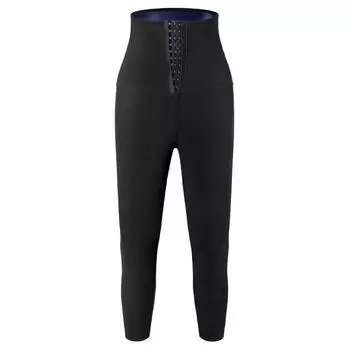 Женские брюки для коррекции фигуры, узкие спортивные брюки для фитнеса с высокой талией, спортивные брюки с девятью точками для контроля живота S