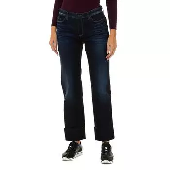 Женские брюки из денима с эффектом поношенности 6Y5J11-5D2UZ 25-USA синий