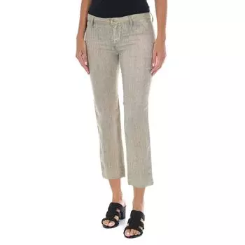 Женские брюки-капри с зауженными краями 10DBF0435-L025 27-USA бежевый