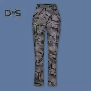 Женские брюки-карго средней посадки, прямые, с застежкой-молнией на пуговицы, с камуфляжным узором, повседневные спортивные комбинезоны свободного кроя с несколькими карманами, длинные брюки XXL камуфляжный
