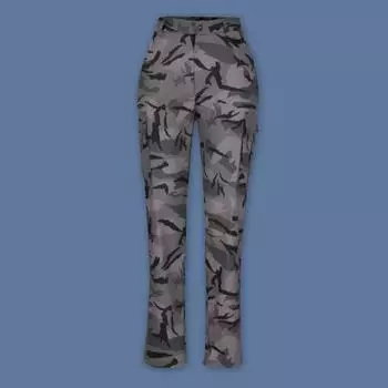 Женские брюки-карго средней посадки, прямые, с застежкой-молнией на пуговицы, с камуфляжным узором, повседневные спортивные комбинезоны свободного кроя с несколькими карманами, длинные брюки L камуфляжный
