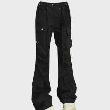 Женские брюки-клеш в американском стиле в стиле ретро на весну и осень 2023 года Medium белый