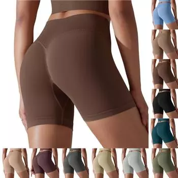 Женские брюки летние свободные штаны для йоги удобные тренировочные штаны с карманами L армия зеленый