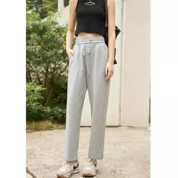 Женские брюки Mishow, новинка лета 2023, эластичный пояс, однотонные свободные повседневные широкие брюки MXC12K0002