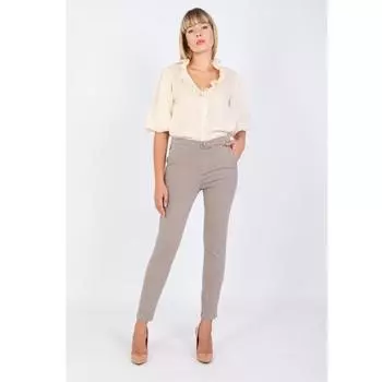 Женские брюки с эластичной резинкой на талии