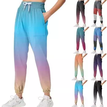 Женские брюки с карманами для фитнеса, бега, бега, путешествий, отдыха, кемпинга, пеших прогулок, брюки L темно-фиолетового