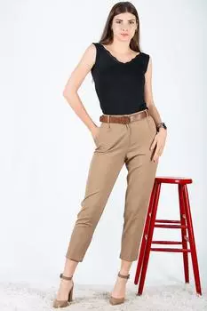 Женские брюки с поясом
