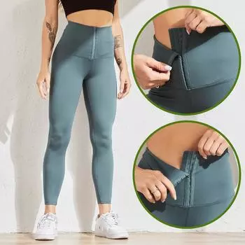 Женские брюки с высокой талией, однотонные брюки для фитнеса с пуш-ап, женские тонкие черные брюки для тренировок, эластичные джеггинсы для девочек L чёрный