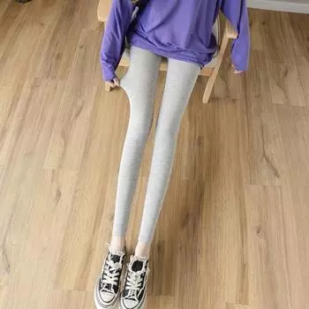 Женские брюки с высокой талией, отличная эластичность, облегающие компрессионные однотонные мягкие дышащие брюки для йоги с подъемом ягодиц, спортивные штаны, леггинсы M чёрный