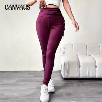 Женские брюки с высокой талией, приподнимающие бедра, в полоску, большие размеры, однотонные, спортивные, для йоги, повседневные брюки 0XL фуксия