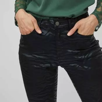 Женские брюки с зебровым принтом VILA