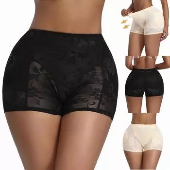 Женские брюки со средней талией, большое кружевное нижнее белье, облегающие обтягивающие брюки XL чёрный