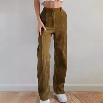 Женские брюки Yousheng с высокой талией, застежкой-молнией, повседневные свободные брюки в стиле пэчворк, спортивные брюки для повседневной носки M белый