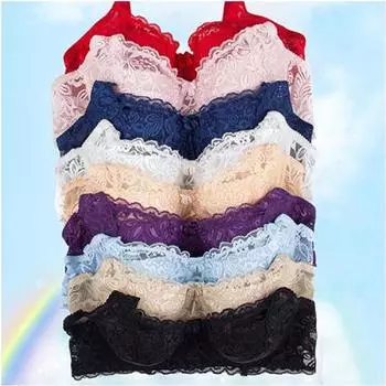 Женские бюстгальтеры, модные повседневные сексуальные однотонные бюстгальтеры с v-образным вырезом, кружевные слинги, нейлоновый дышащий эластичный удобный бюстгальтер S темно-синий