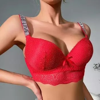 Женские бюстгальтеры со стразами, нижнее белье, сексуальное кружевное нижнее белье с прошивкой и подкладкой, 36-42 B Cup 36B зелёный