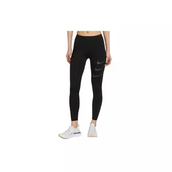Женские быстросохнущие тренировочные тайтсы с принтом Nike Epic Luxe Run Division, черные DA1271-010 M