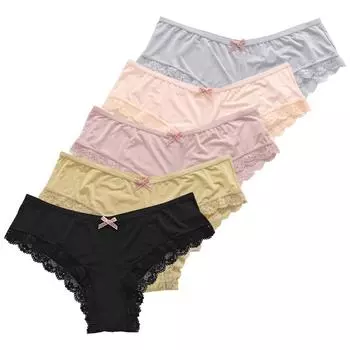 Женские цельные трусики Ice Traceless, женское сексуальное нижнее белье с кружевной кромкой, кружевное нижнее белье большого размера XL