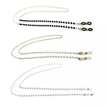 Женские цепочки для очков с жемчужинами Цепочки для очков Противоскользящий шнурок