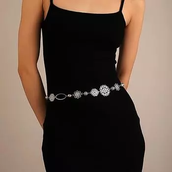 Женские цепочки для тела, полые, резные, этнический стиль, металлическая цепочка для талии, украшения для тела, юбка, женский пояс