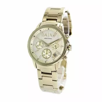 Женские часы Armani Exchange Chronograph 36 мм Shell Dial Gold Stainless Steel AX4327 [Товар]