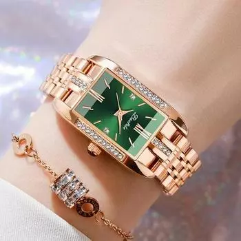 Женские часы Beaupert B7635L, металлические часы INS, модные часы, лучший подарок, популярные корейские часы