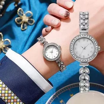 Женские часы Bendian с браслетом-русалкой, кварцевые женские часы с бриллиантами и хвостом рыбы Gypsy Star серебряный