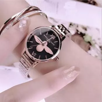 Женские часы Boise, женские наручные часы, женские часы, металлические часы, цветочные часы, корейские популярные часы