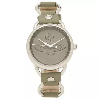 Женские часы Carnaby 33 мм кварцевый зеленый VIVIENNE WESTWOOD VV163OLSL кожа [Vivienne Westwood] [Товар]