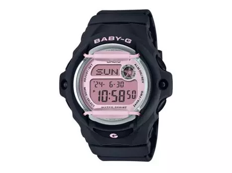 Женские часы CASIO Baby-G BG-169U-1CJF с суперподсветкой, черный, розовый, НОВЫЕ