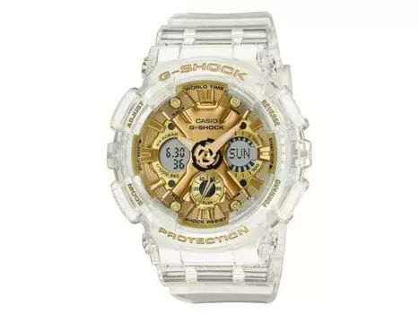Женские часы CASIO G-Shock GMA-S120SG-7AJF Skeleton x Gold, модель среднего размера, НОВАЯ
