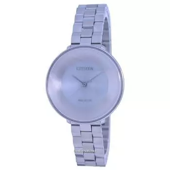 Женские часы Citizen Eco-Drive EM0600-87A из нержавеющей стали с серебряным циферблатом