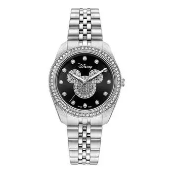 Женские часы Disney с металлическим ремешком и персонажем Микки Мауса OW097DWB, популярные корейские часы